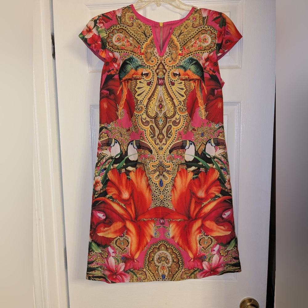 Ted Baker NWT Multicolor Tropical Floral Dress